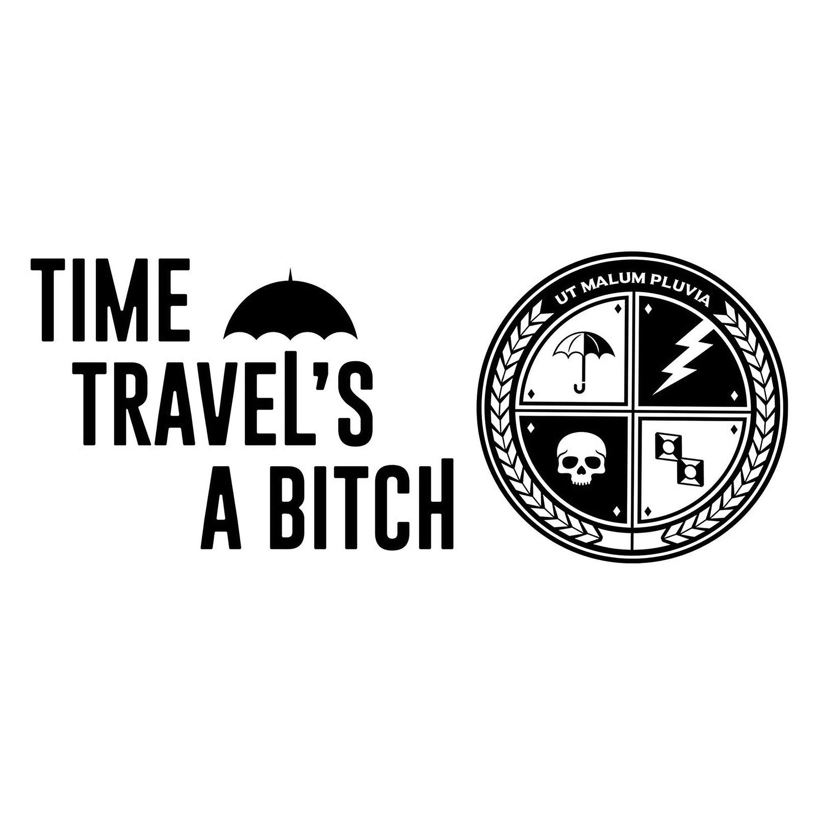 Productafbeelding Time Travel's a Bitch mok voor The Umbrella Academy fans