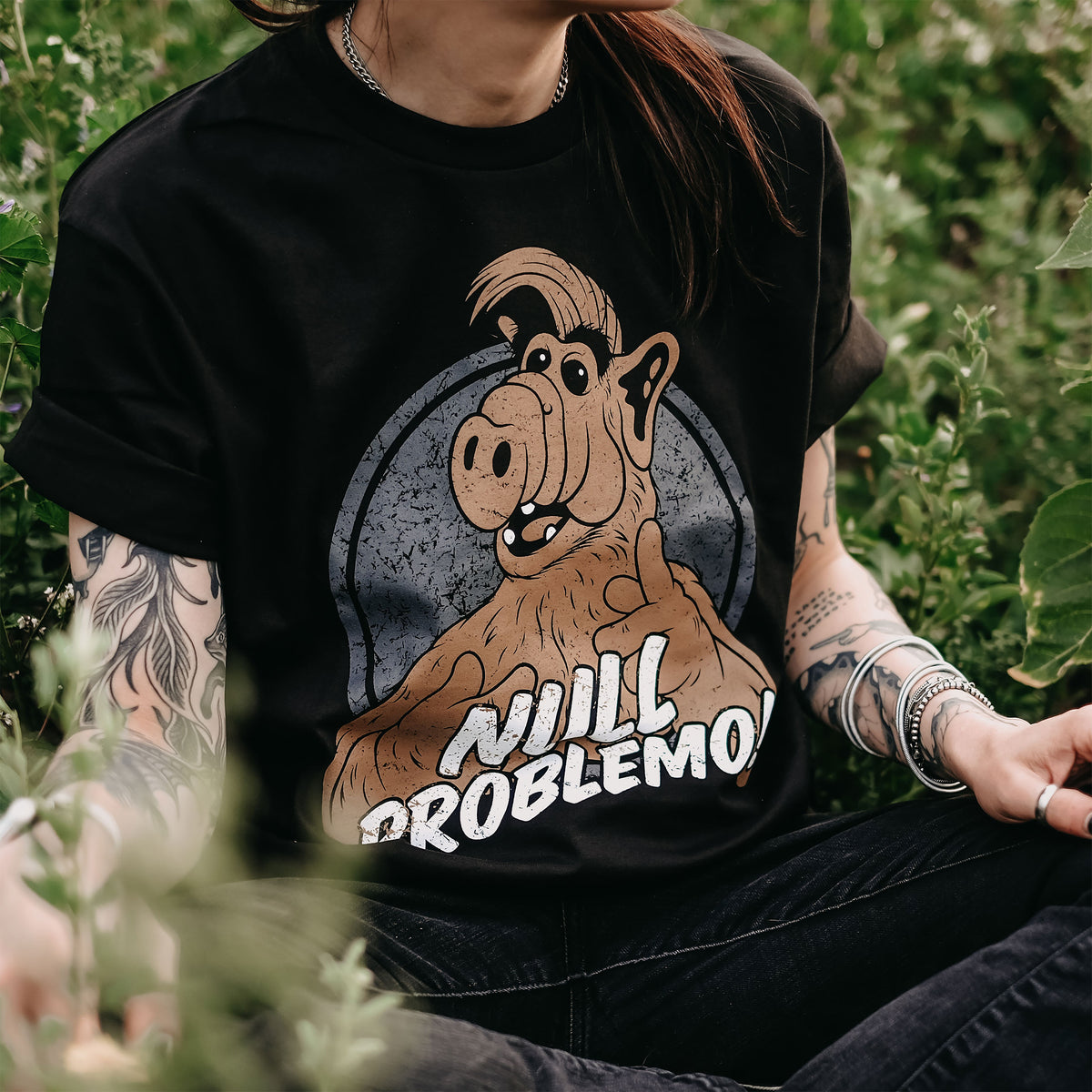 Productafbeelding Geen probleem! T-shirt voor Alf fans zwart