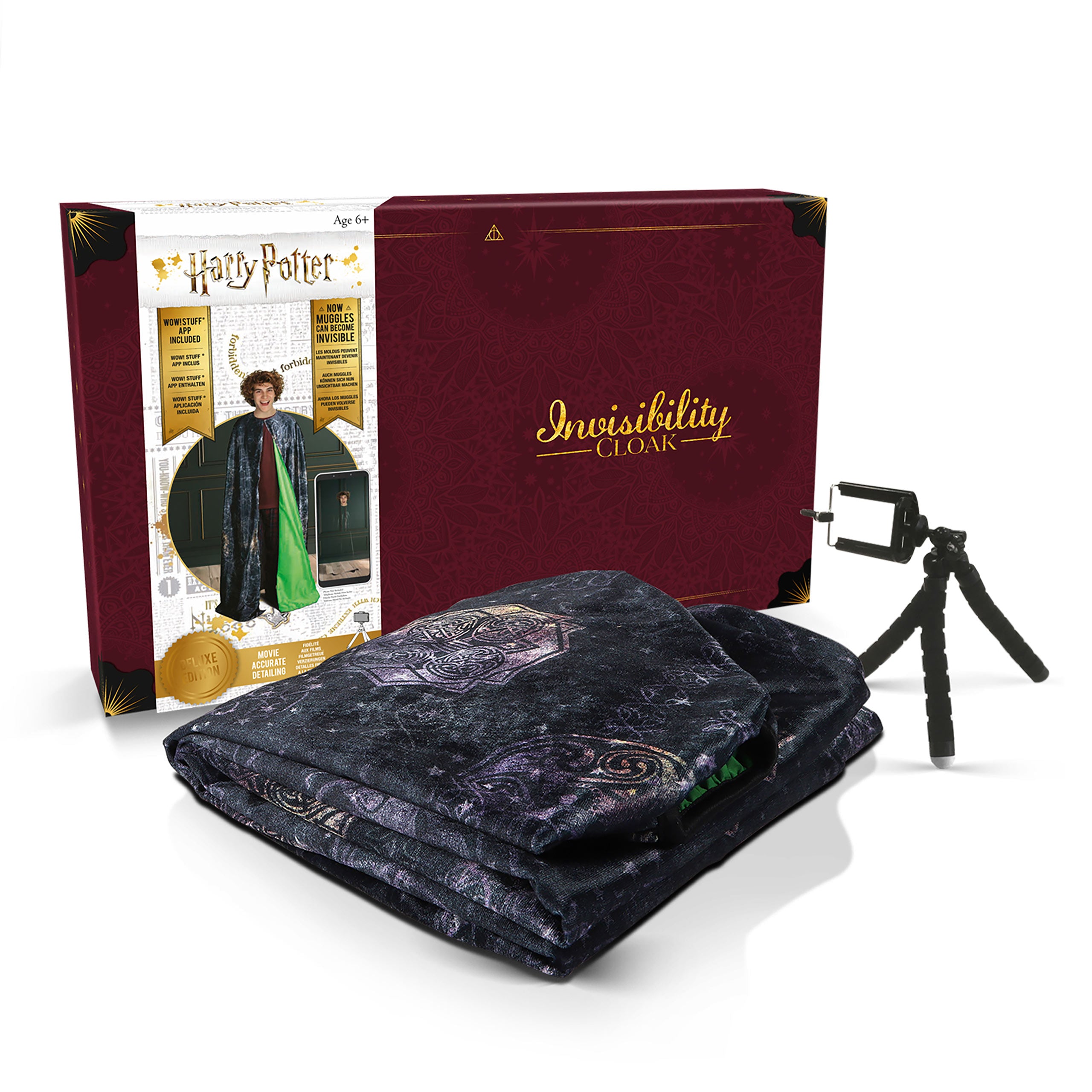 Productafbeelding Harry Potter Onzichtbaarheidsmantel App-geoptimaliseerd met Statief