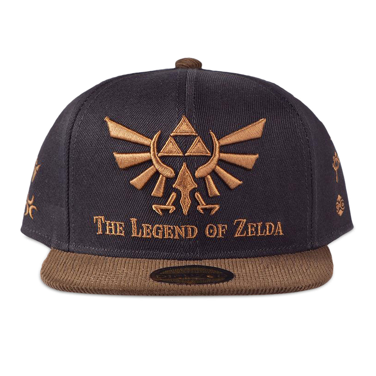 Productafbeelding Zelda - Hyrule Logo Snapback Cap zwart-bruin