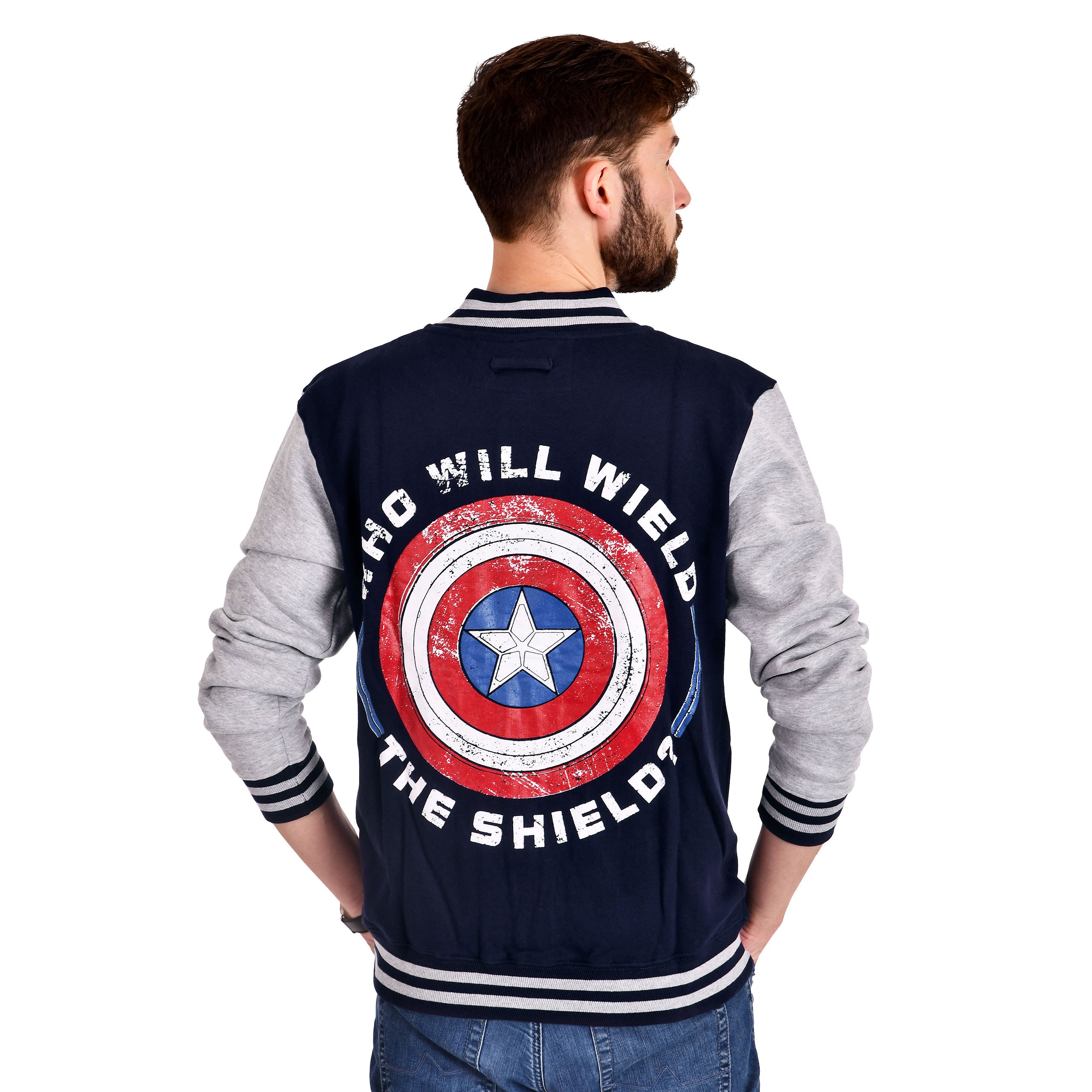 Productafbeelding Marvel - Wie zal het schild hanteren College Jas