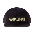 Productafbeelding The Mandalorian Logo Snapback Cap Zwart - Star Wars