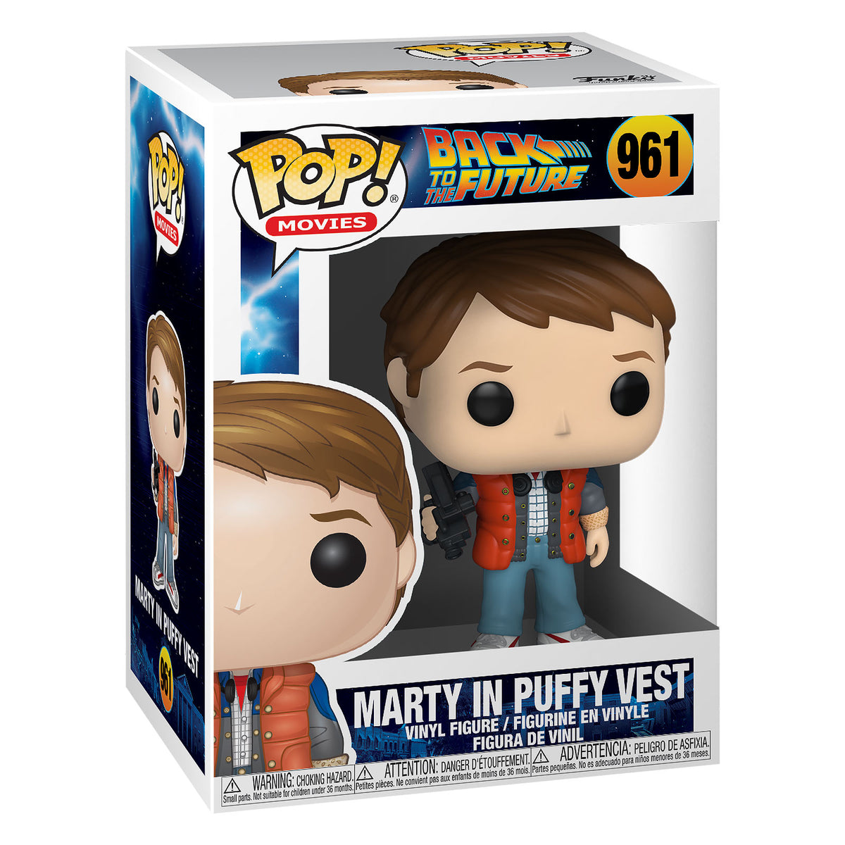 Productafbeelding Terug naar de Toekomst - Marty in Puffy Vest Funko Pop Figuur
