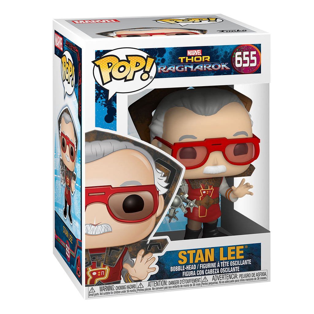 Productafbeelding Thor - Stan Lee in Ragnarok Outfit Funko Pop Bobblehead Figuur