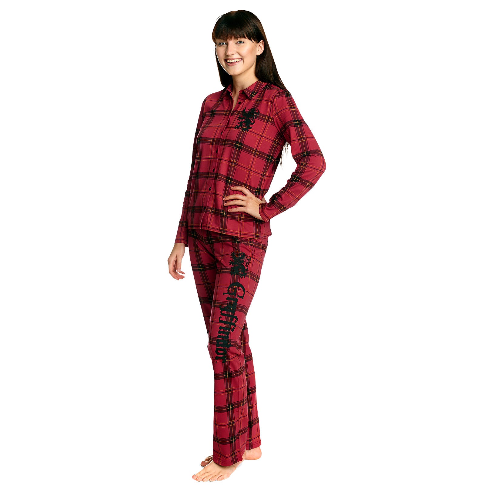 Productafbeelding Harry Potter - Gryffindor Ruit Pyjama Dames Rood