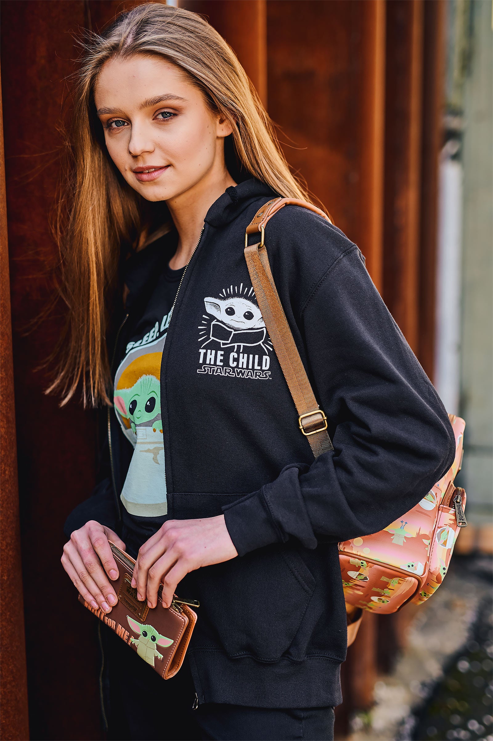 Productafbeelding The Child Hoodie zwart - Star Wars The Mandalorian