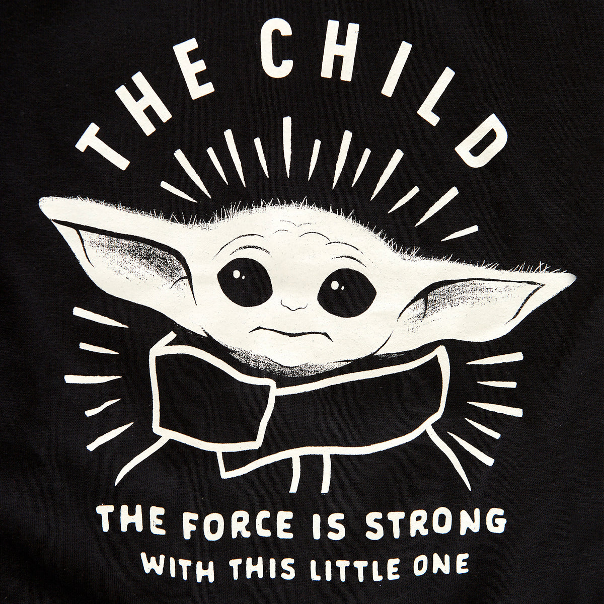 Productafbeelding The Child Hoodie zwart - Star Wars The Mandalorian