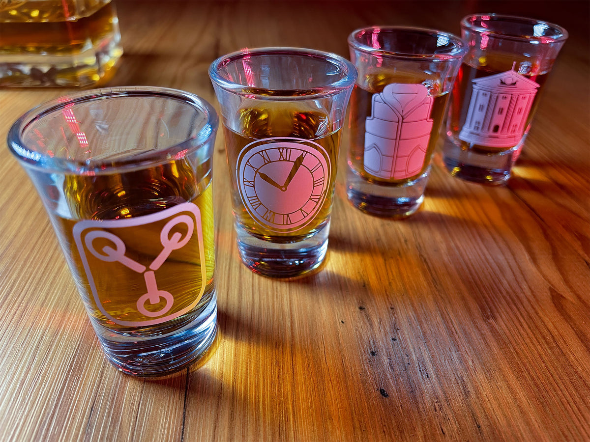 Productafbeelding Terug naar de Toekomst Shotglaasjes Set