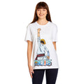 Productafbeelding One Piece - Ruffy Fight Pose T-Shirt wit