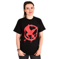 Productafbeelding Hongerspelen - Spotgaai Symbool T-Shirt Zwart