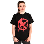 Productafbeelding Hongerspelen - Spotgaai Symbool T-Shirt Zwart