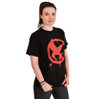 Productafbeelding Hongerspelen - Spotgaai Symbool T-Shirt Zwart