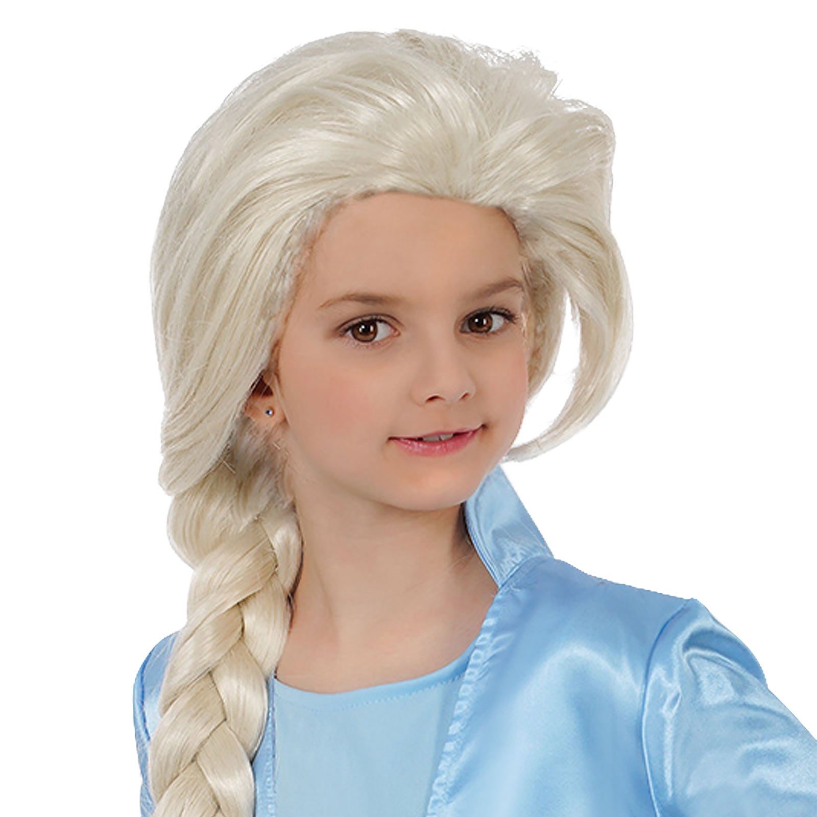 Productafbeelding Elsa Kinderkostuum Pruik voor Frozen Fans