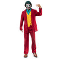 Productafbeelding Meneer Crazy kostuum film pak voor Joker fans rood