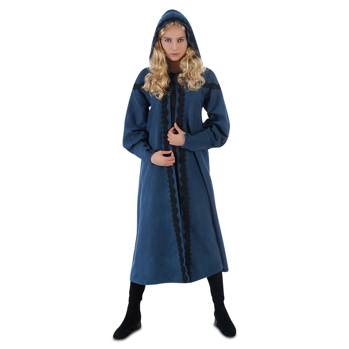 Productafbeelding Ciri Kostuum Jas Dames voor Witcher Fans Blauw