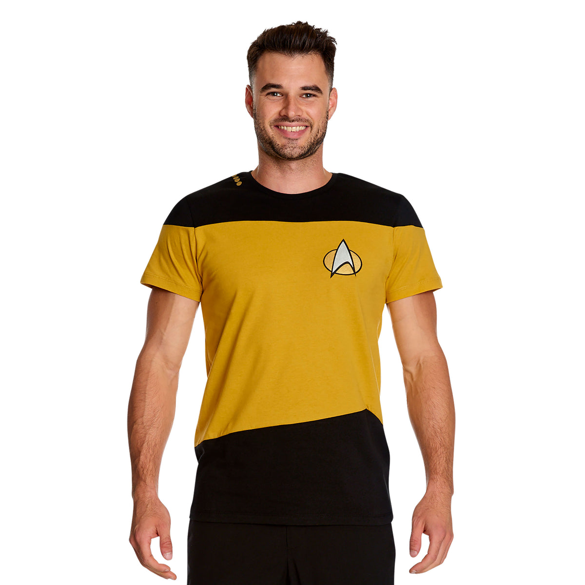Productafbeelding The Next Generation Uniform T-Shirt Geel - Star Trek