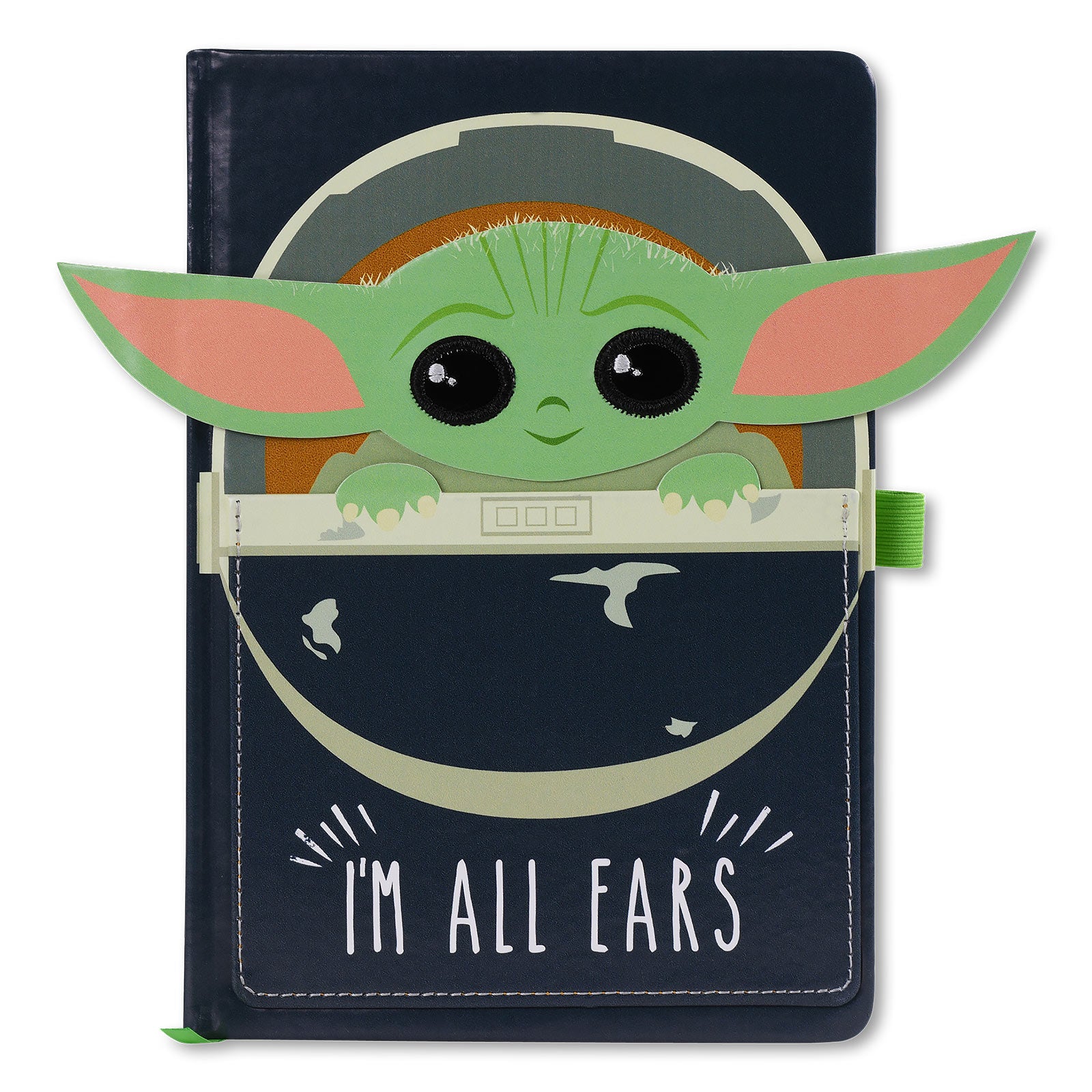 Productafbeelding Grogu I'm All Ears notitieboek A5 - Star Wars The Mandalorian