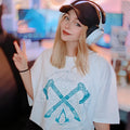 Productafbeelding Assassin's Creed - Valhalla Crossaxe T-shirt wit
