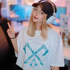 Productafbeelding Assassin's Creed - Valhalla Crossaxe T-shirt wit