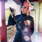 Productafbeelding Tanjiro Kamado Katana Replica met Schede voor Demon Slayer Fans