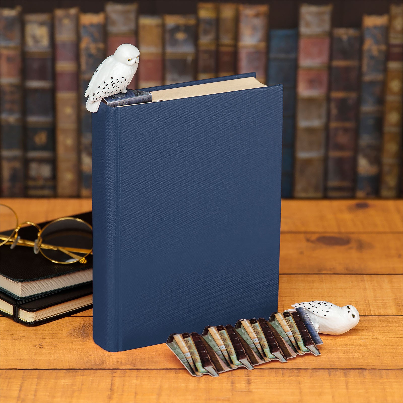 Productafbeelding Harry Potter - Stapel Boeken Bladwijzer met Hedwig Figuur