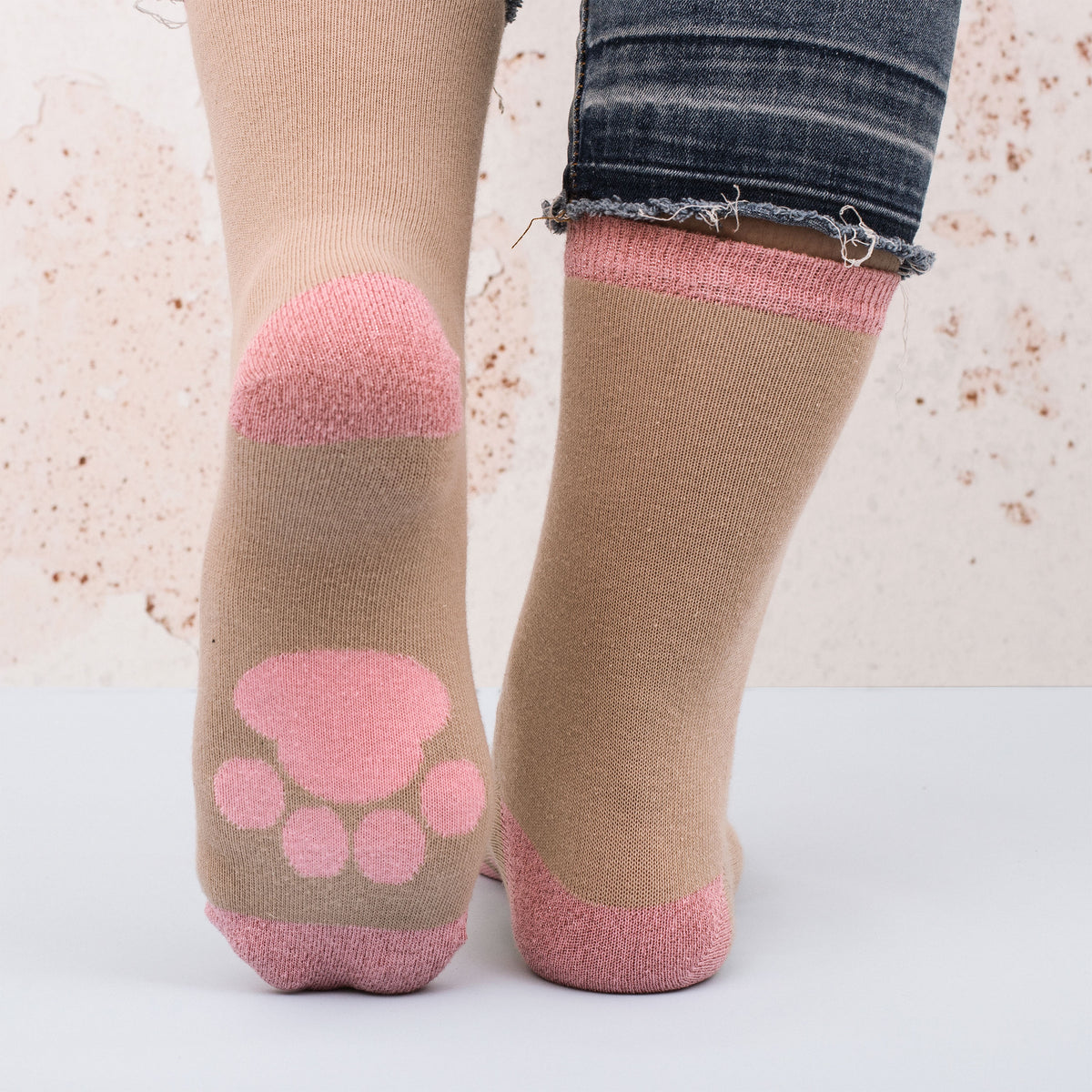 Productafbeelding Pusheen - Roze Poot Sokken en Beker