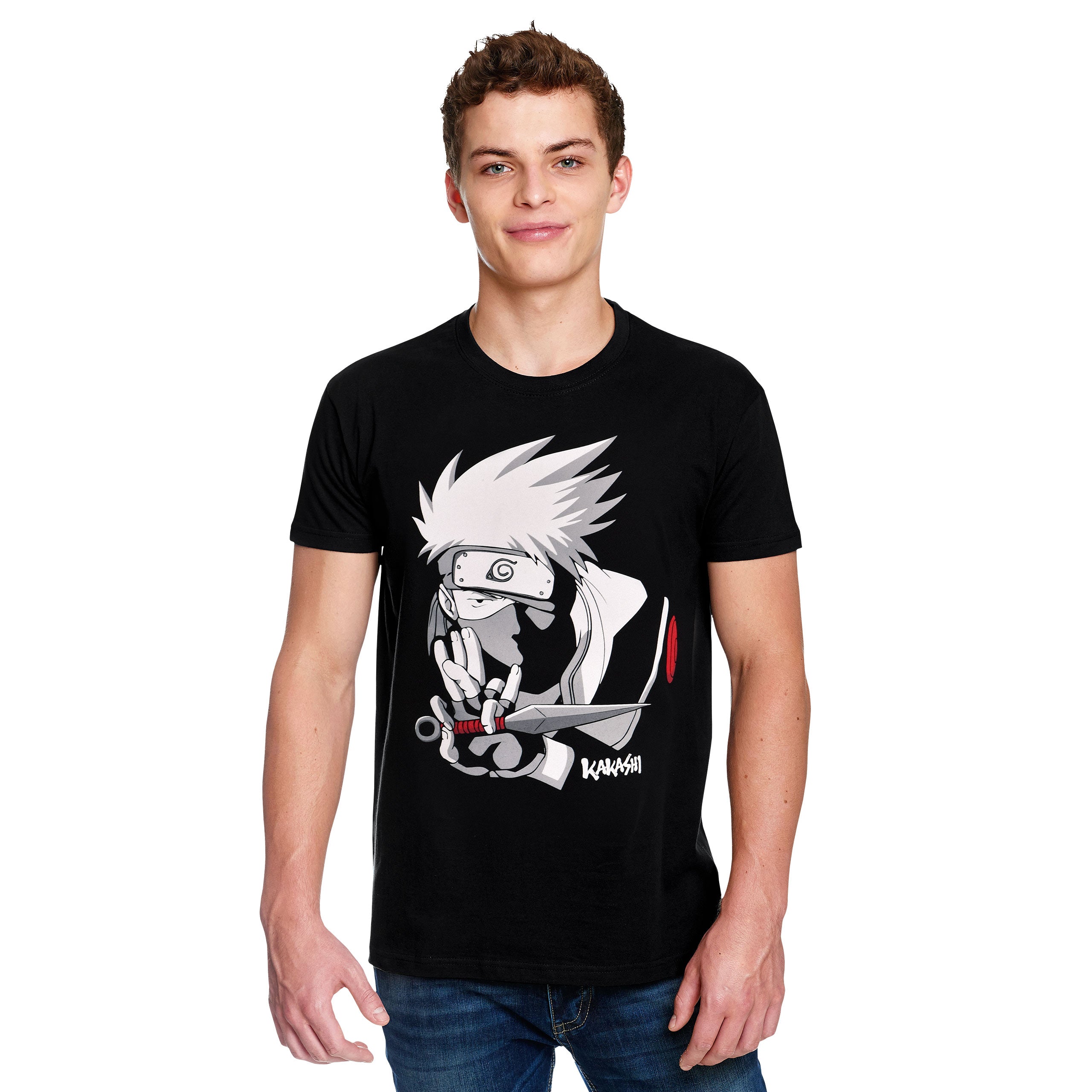 Productafbeelding Naruto - Kakashi Hatake T-shirt zwart