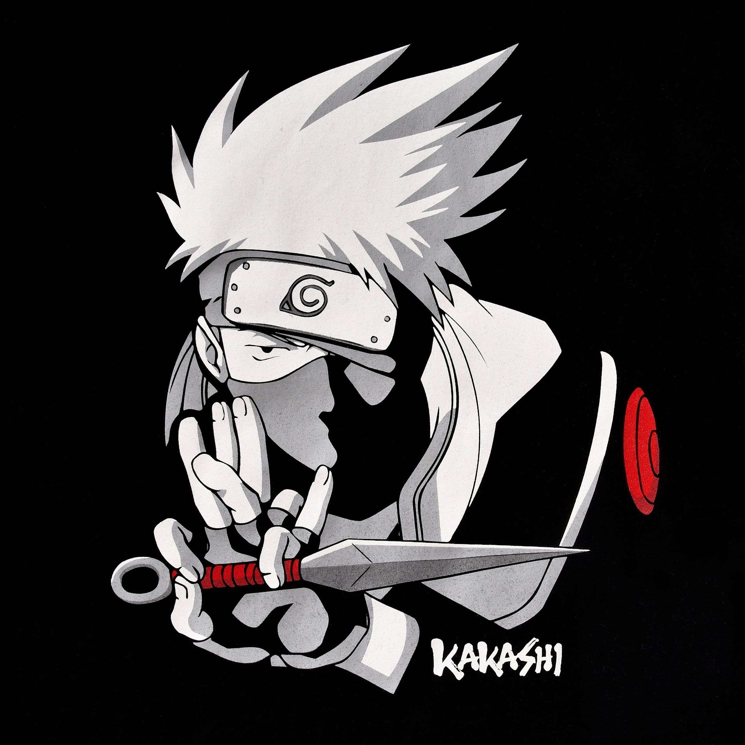 Productafbeelding Naruto - Kakashi Hatake T-shirt zwart