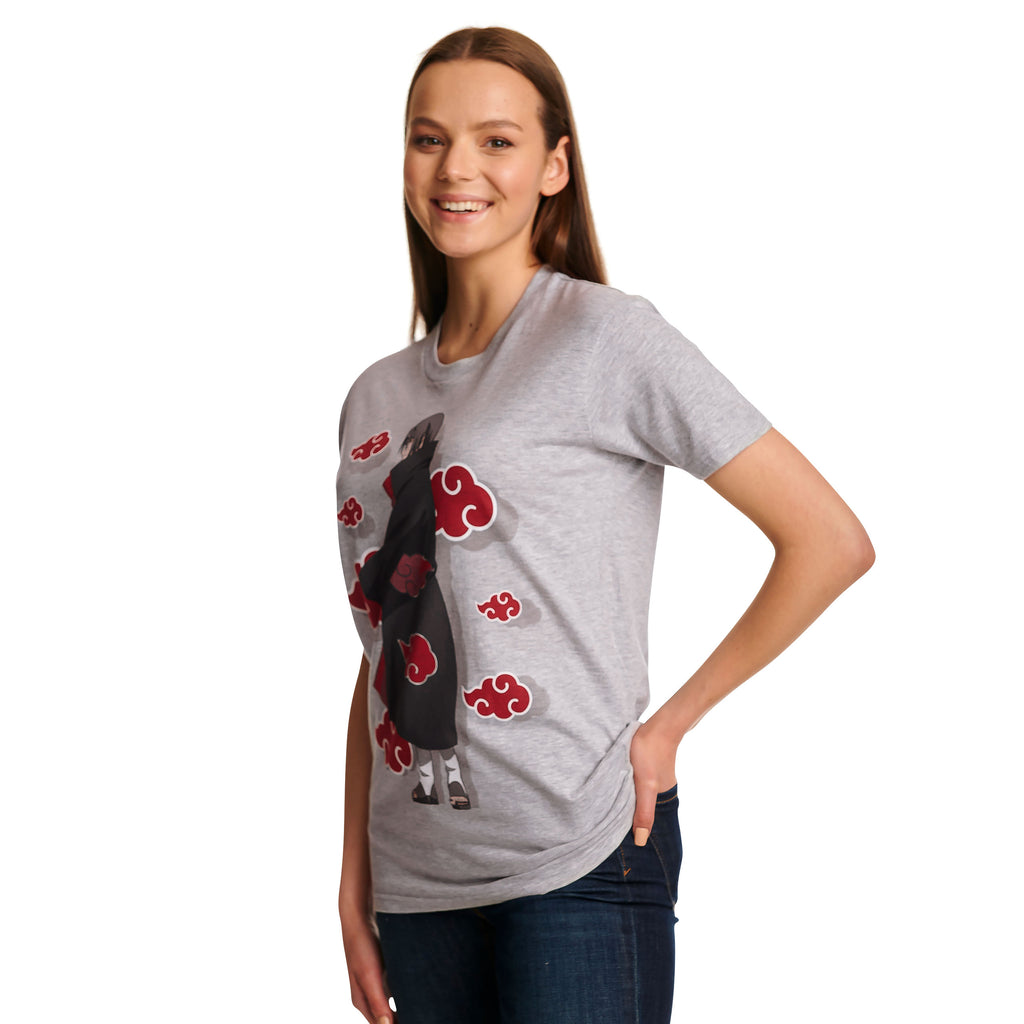 Productafbeelding Naruto - Itachi Akatsuki T-shirt grijs