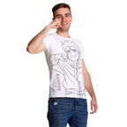 Productafbeelding Naruto - Monochroom Schets T-shirt wit