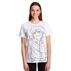 Productafbeelding Naruto - Monochroom Schets T-shirt wit