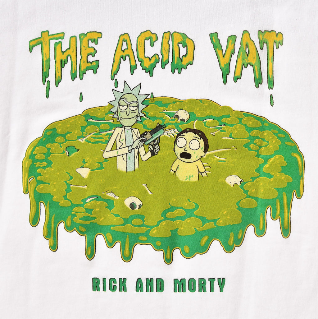 Productafbeelding Rick en Morty - Het zuurvat T-shirt wit