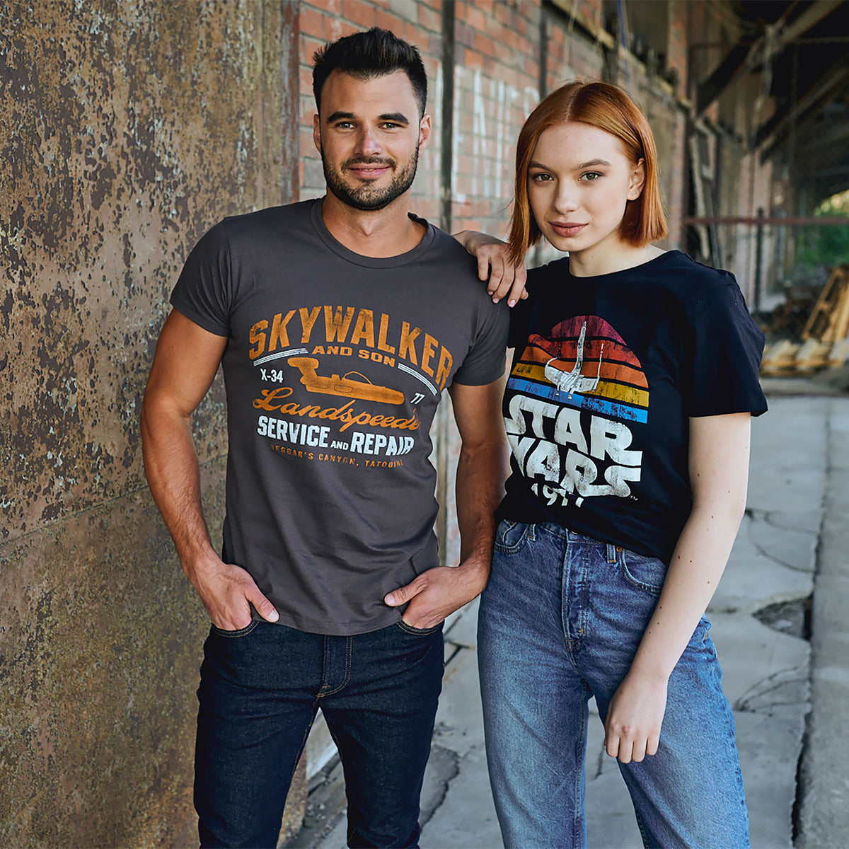 Productafbeelding Star Wars van 1977 Retro T-shirt zwart