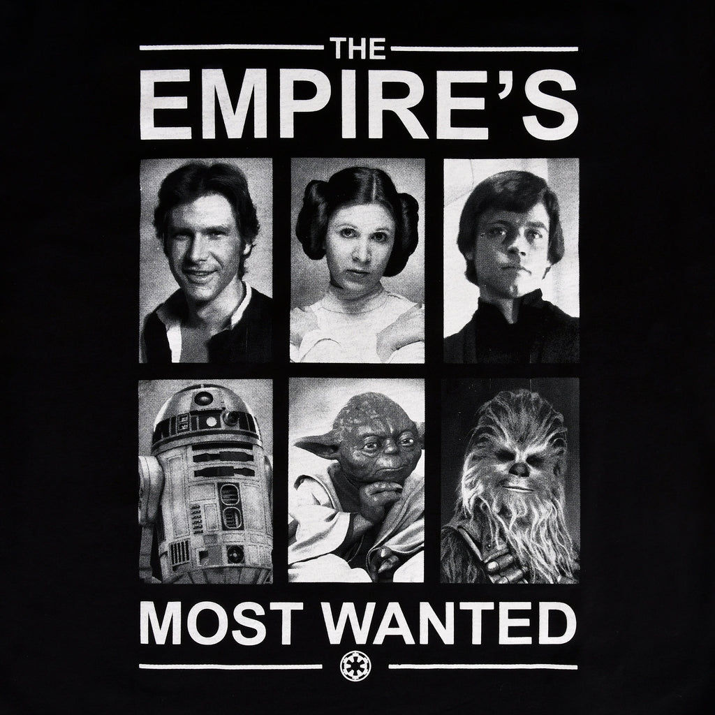 Productafbeelding Star Wars - Empire's Most Wanted T-shirt zwart