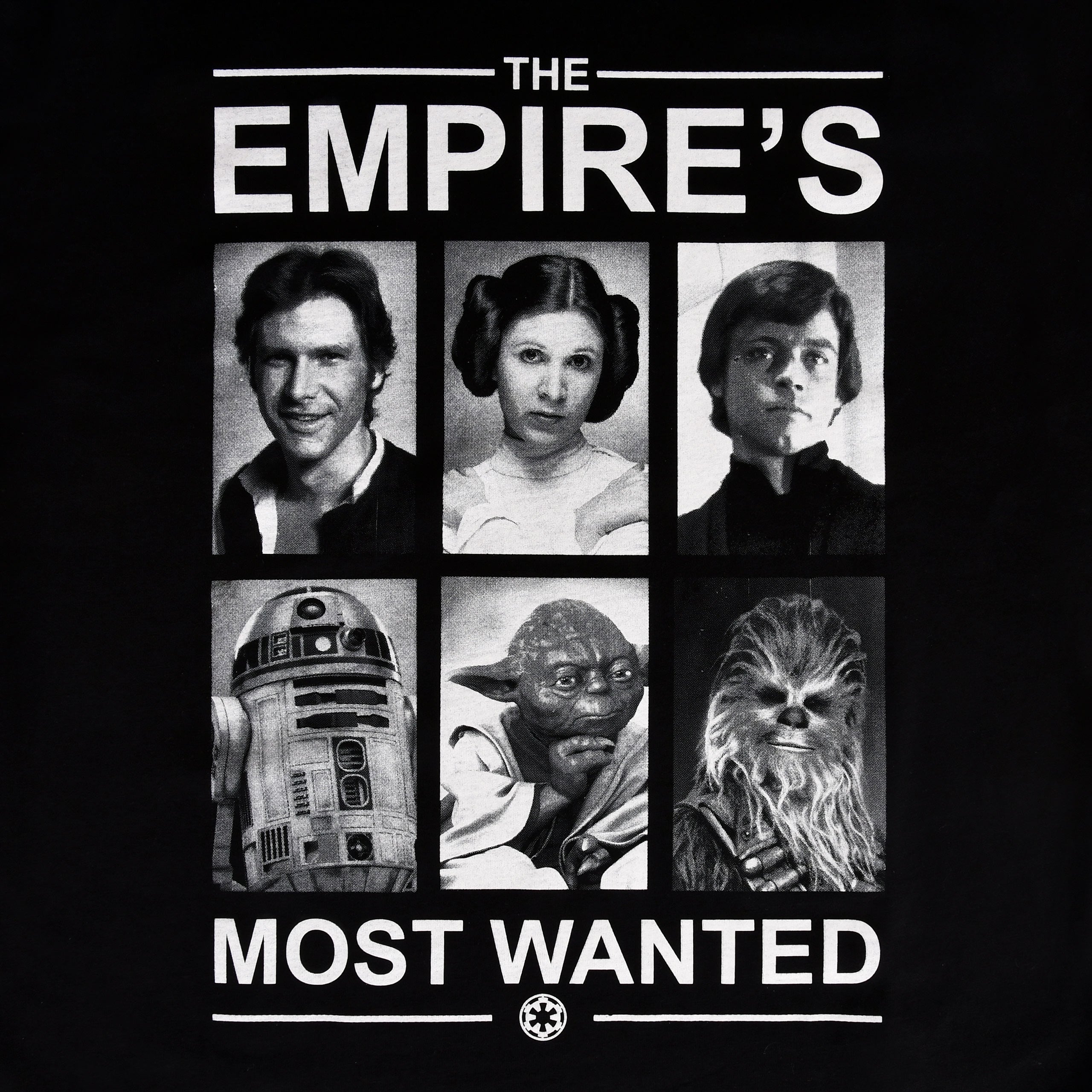 Productafbeelding Star Wars - Empire's Most Wanted T-shirt zwart