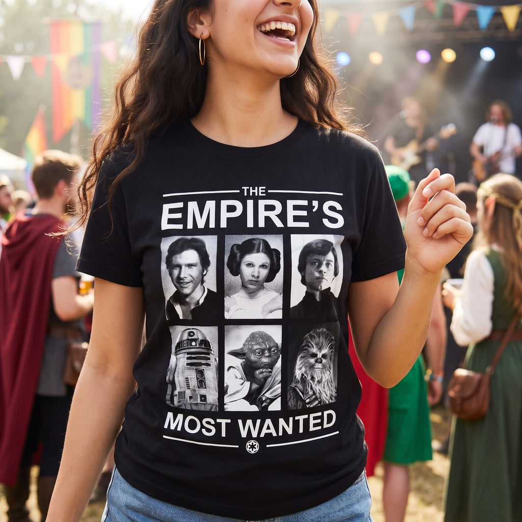 Productafbeelding Star Wars - Empire's Most Wanted T-shirt zwart