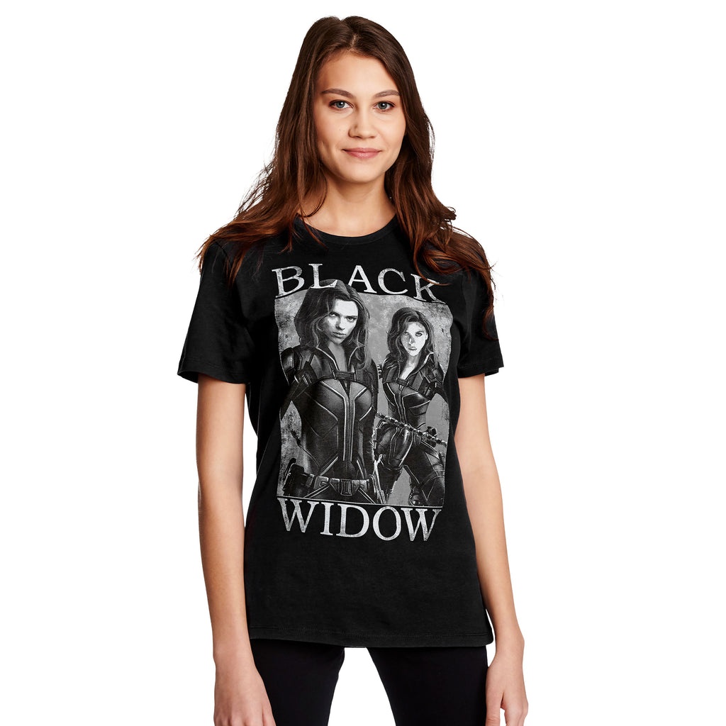 Productafbeelding Black Widow - Poster T-Shirt grijs