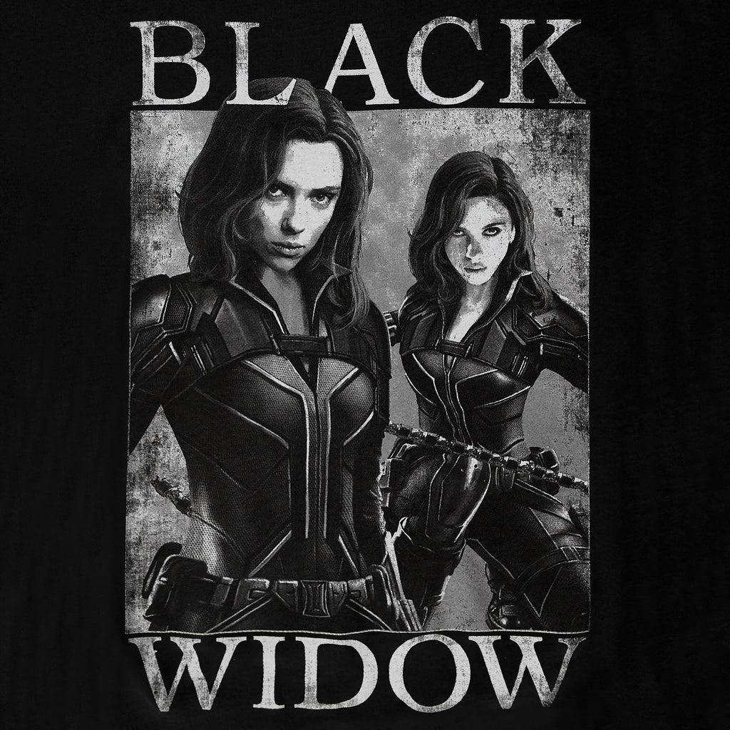 Productafbeelding Black Widow - Poster T-Shirt grijs