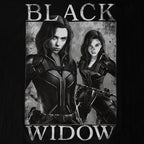Productafbeelding Black Widow - Poster T-Shirt grijs
