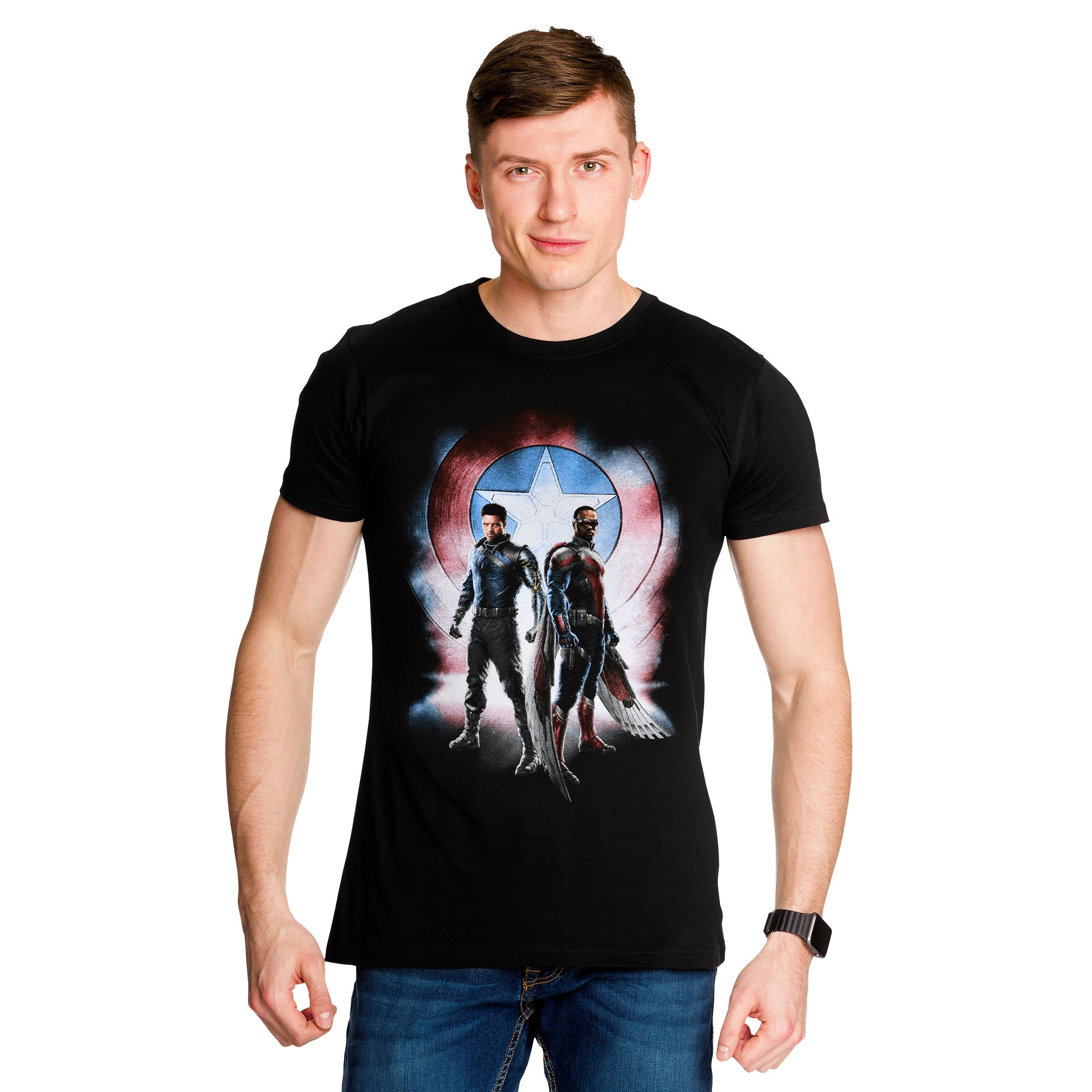 Productafbeelding Marvel - The Falcon en de Winter Soldier T-Shirt zwart