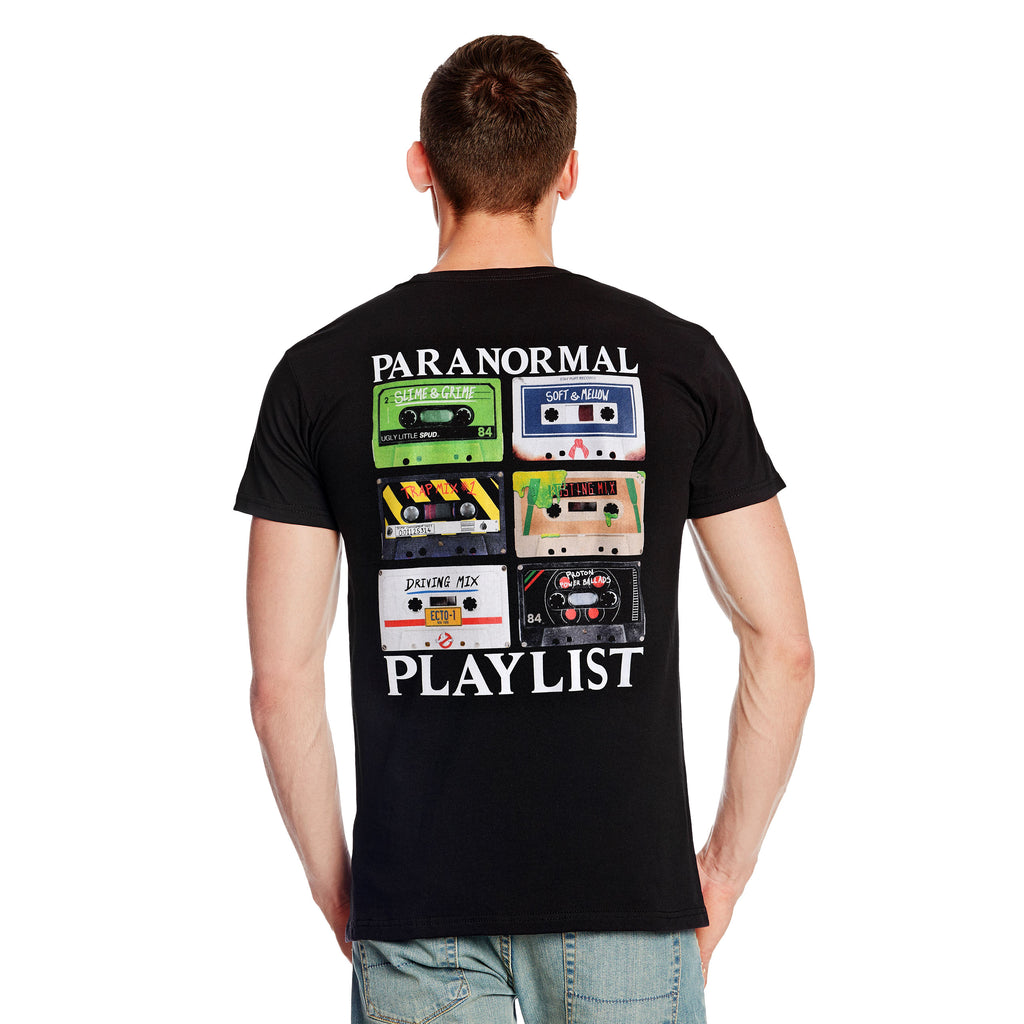 Productafbeelding Ghostbusters - Paranormal Playlist T-shirt Zwart