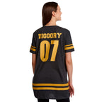 Productafbeelding Hufflepuff Zoeker Diggory Oversize Dames T-shirt Grijs - Harry Potter