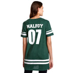 Productafbeelding Slytherin Seeker Malfoy Oversize Dames T-shirt Groen - Harry Potter
