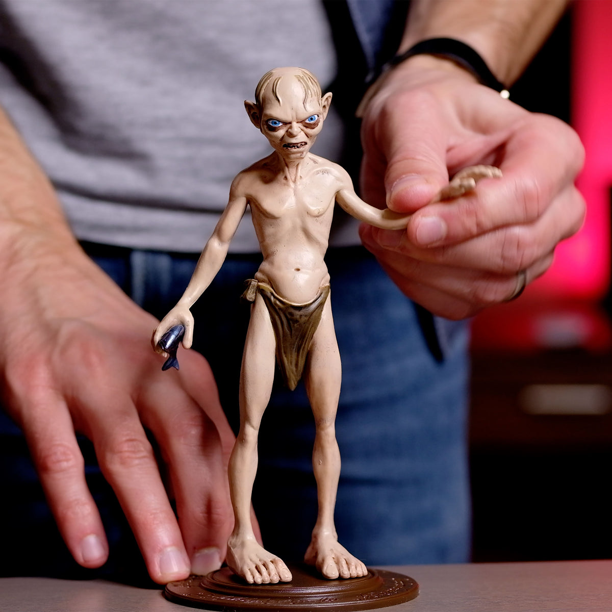 Productafbeelding Heer der Ringen - Gollum Bendyfigs Figuur 18 cm