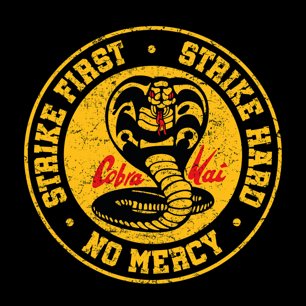 Productafbeelding Cobra Kai Logo T-Shirt voor Karate Kid Fans zwart