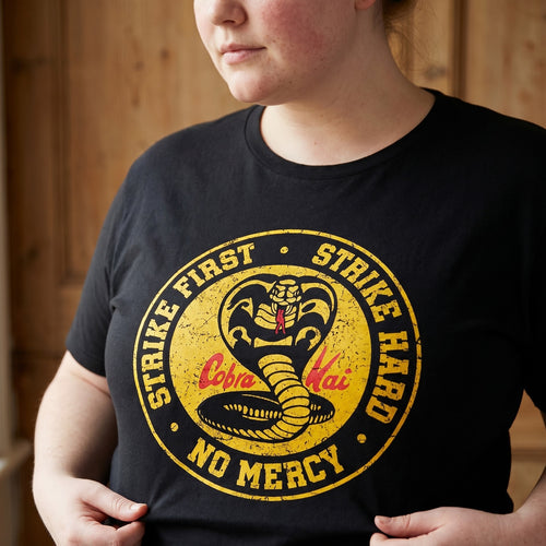 Productafbeelding Cobra Kai Logo T-Shirt voor Karate Kid Fans zwart
