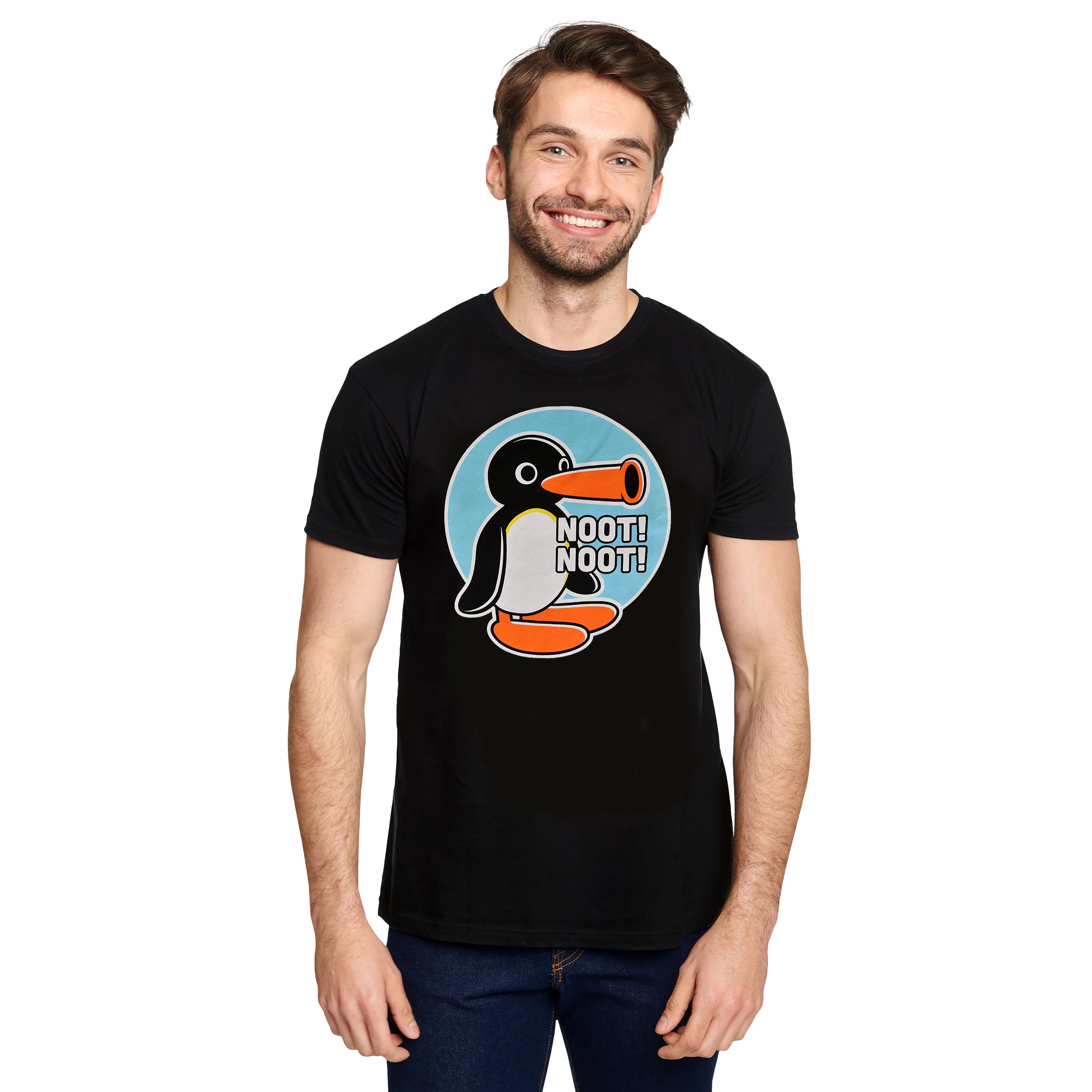 Productafbeelding Noot Noot T-shirt voor Pingu fans zwart