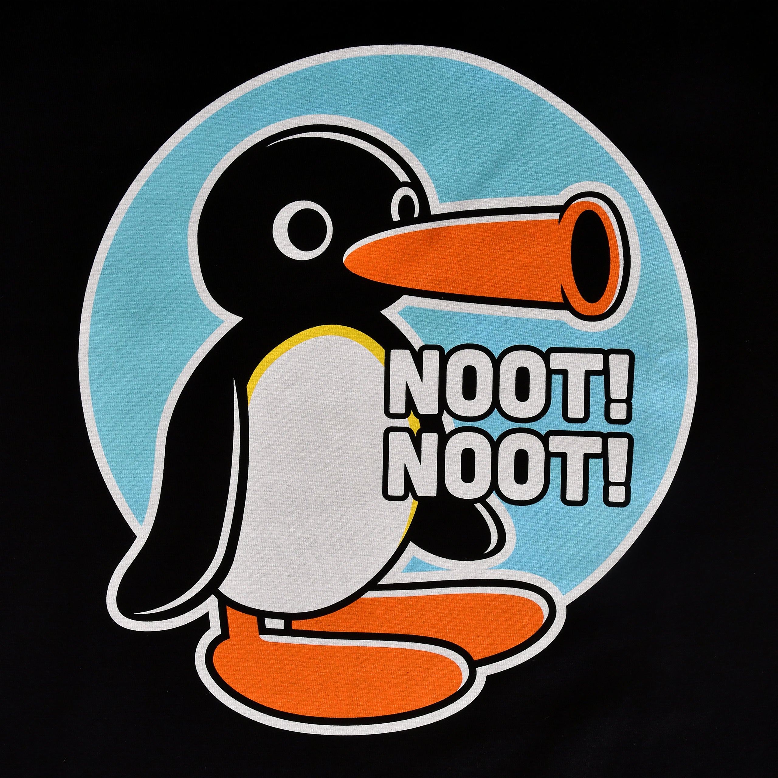 Productafbeelding Noot Noot T-shirt voor Pingu fans zwart