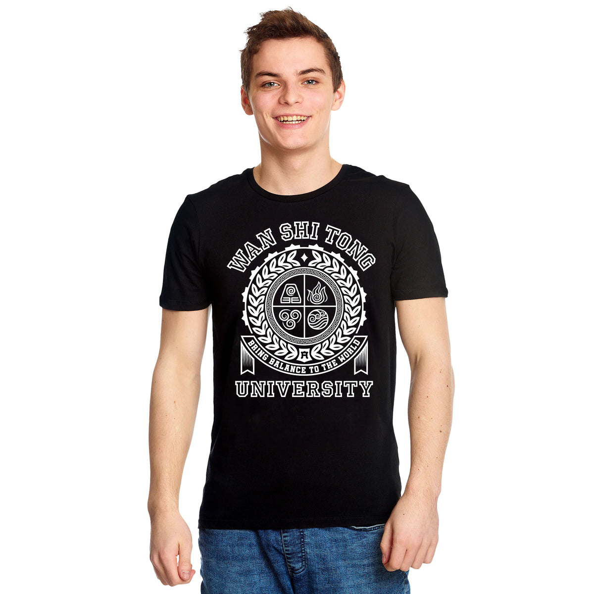 Productafbeelding Wan Shi Tong Universiteit T-shirt voor Avatar Fans zwart