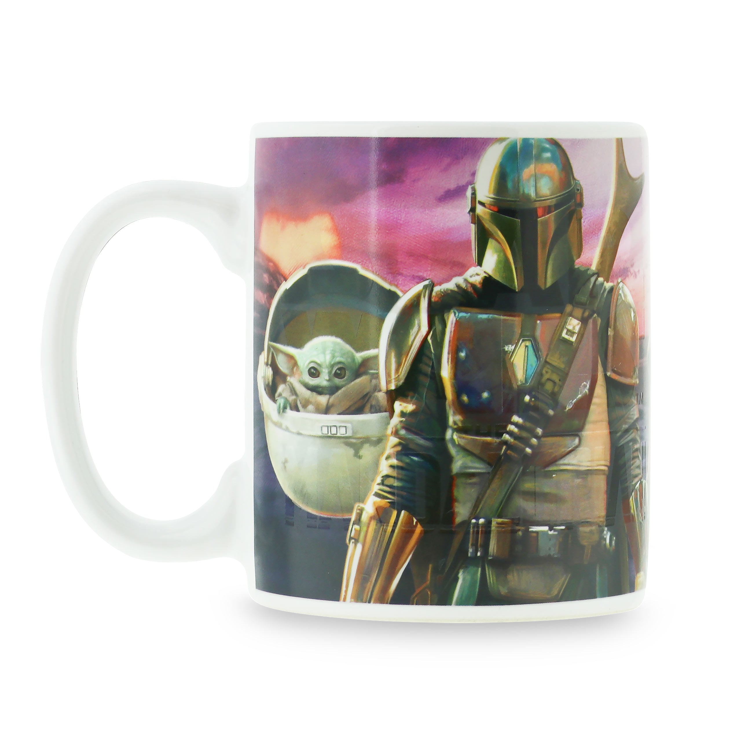 Productafbeelding De Mandalorian Collage Thermisch Effect Mok - Star Wars